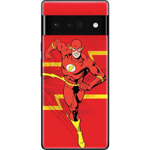 DC Comics The Flash Classic Art Running Pose Google Pixel 6 Pro Skin